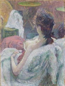 The Model Resting by Henri de Toulouse Lautrec